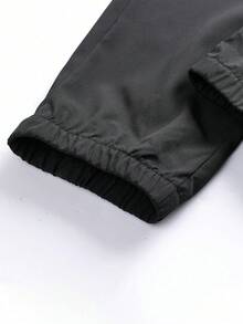Women's Winter Sports Casual Fleece Lined Pants, Multi-Functional Warm Sports Leggings - Black - View 4