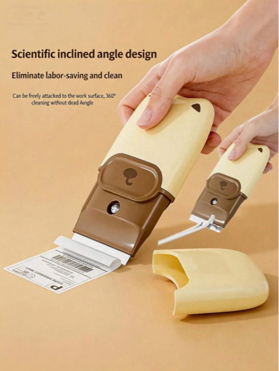 1pc Portable Cleaning Scraper, Multifunctional Kitchen Cleaning Tool For Removing Stains And Adhesives, Convenient Cleaning Knife, Cleaning Accessory. - Multicolor - View 1