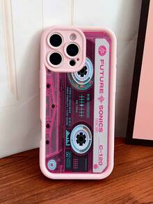 1 buah Casing Ponsel Anti Jatuh dengan Pola Lukisan Pita Magnetik Warna Pink, Kompatibel dengan iPhone 13/16/15/14/13/12/11/Pro/ProMax/X/XR/XS/7/8/PLUS / - Berwarna merah muda - View 8