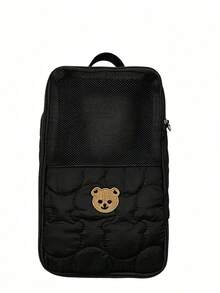 1pc Quilted Diaper Bag, Baby Organizer Bag, Diaper And Small Clothing Storage Box Organizer - Multicolor - View 17