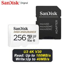 Kartu Micro SD SanDisk, Kartu Memori U3 4K V30, Cocok untuk Kamera Dasbor/Peralatan Pengawasan - View 12