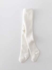 1件裝兒童抓絨內裡褲襪，秋冬嬰兒打底褲 - 彩色 - 查看 4