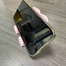 1pc Heart-Shaped Desktop Phone Stand, Durable Anti-Fragile ABS Plastic Material, Desktop Decor Ornament, Creative Small Gift, Suitable For Bedroom And Desk Phone Holder, Also Can Be Used As Decoration And Photography Prop - Multiple Styles - View 4
