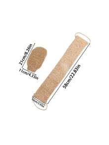 Exfoliating Bath Towel, Powerful Non-Irritating Double-Sided Back Scrubber For Men And Women, Thickened Bathing Glove. Daily Deep Cleansing. Exfoliating Bath Strip, Back Cleaning Strip. - Multicolor - View 8