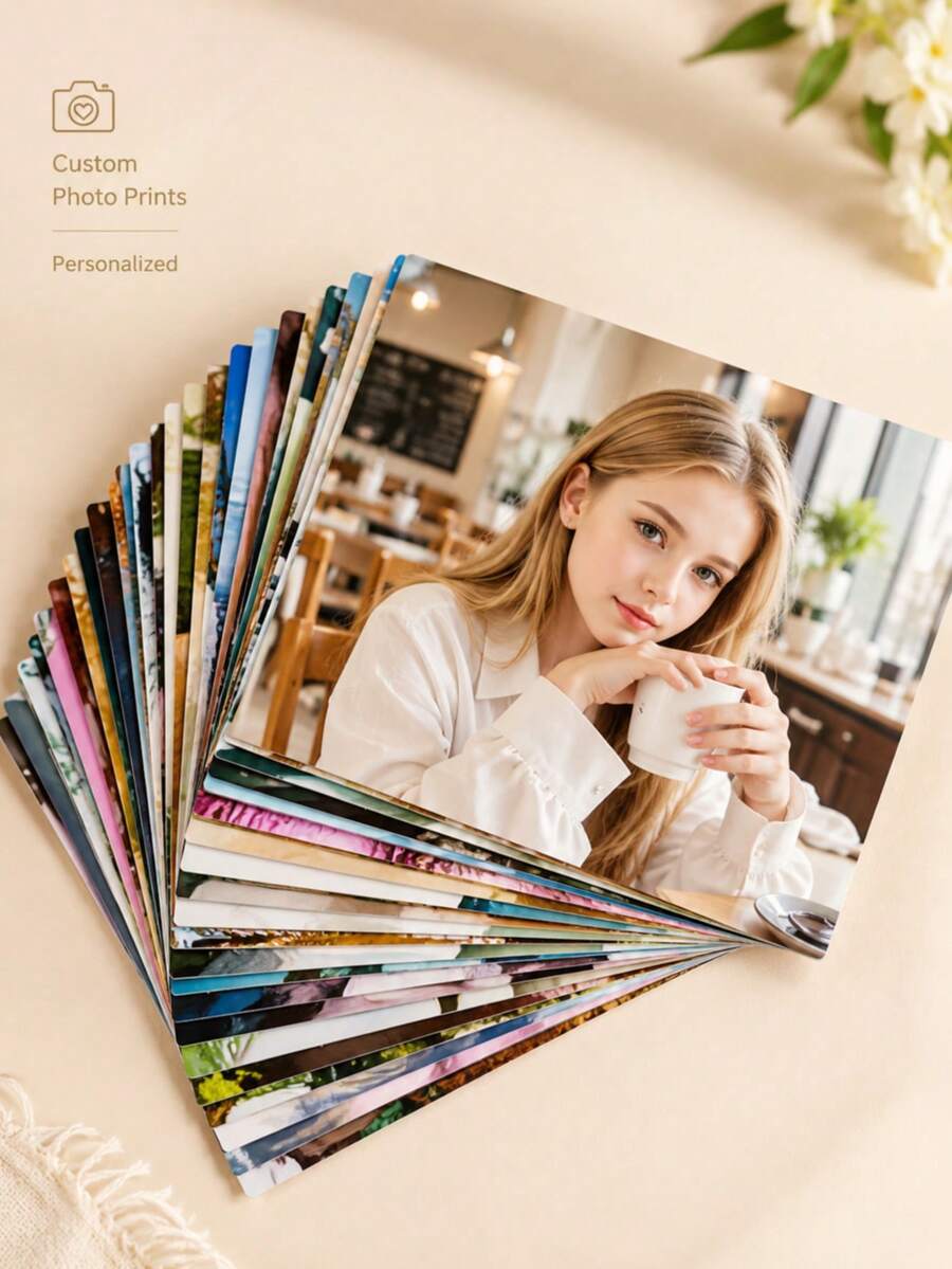 Stampa fotografica personalizzata, 10 pezzi/20 pezzi/30 pezzi, stampa di alta qualità, foto di vacanza, foto di coppia, foto natalizie personalizzate, regalo personalizzato, regalo unico - Multicolore - Visualizzare 1