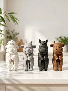 Set Of 4 Cute Animal Shaped Bag Clips, Suitable For Small Gifts, Can Seal Coffee, Grains, Candy And Snack Bags Tightly, Perfect As Housewarming Gift, Also A Fun Collectible For Snack Lovers And Home Decor Enthusiasts - View 4