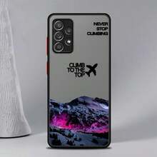 [24h Versand aus DE/FR/ES] Apple 11-17 Handyhülle - Schutzhülle für Samsung Galaxy, einschließlich A12, Note 20 Ultra und andere, mit einer atemberaubenden Berglandschaft - 1 Stück Bildfarbe - Übersicht 6