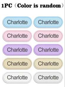 Custom Back To School Stiker Label Baju DTF NamaAnak Karakter Laki Laki Perempuan - Multicolor - View 7