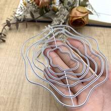 Hollow Metal Cutting Dies For Photo Frames, Embossing Templates For Greeting Cards, Suitable For DIY Scrapbooking, Greeting Cards And Photo Album Making - MC1453 - View 6