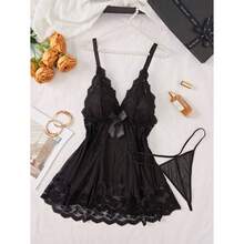 Plus Size Sexy Costumes - Black - View 2