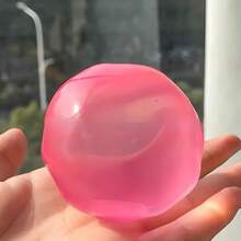超柔軟椰子油擠壓球｜半透明粉色慢回彈紓壓玩具 - 彩色 - 查看 5