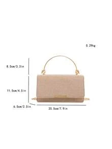 Bolso de mano de lentejuelas de moda (color de costura aleatorio) - Dorado - Ver 11