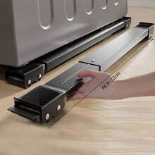 1pc Heavy Duty 12/24 Wheel Appliance Moving Stand, Adjustable Non-Slip Base For Refrigerator, Washing Machine, Furniture And Other Heavy Items - A - View 10