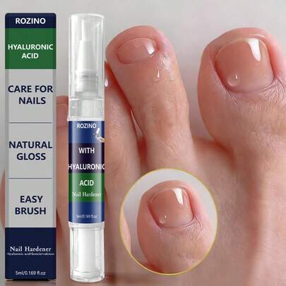 Rozino Keratin Nail Care Pen, Nail Nourishing Oil Pen, Moisturizing, Brightening Nails, Improving Signs Of Nail Breakage/Splitting, Dullness And Roughness, Suitable For Worn, Cracked, Broken, Fragile, Hangnails, Uneven Nails, Maintaining Nails In Good Condition