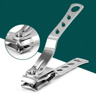 Bấm móng tay xoay 360 độ cỡ lớn bằng thép không gỉ cho nam và nữ