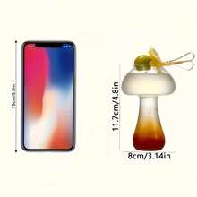 1-6 piezas Vasos de vidrio con forma de hongo, Vasos de vidrio transparente con forma de hongo para bebidas, Cristalería de diseño creativo para fiestas, Adecuado para KTV, Club y Restaurante, Vidrio de borosilicato resistente al calor, Reutilizable, Adecuado para jugo, té con leche y talla grande, Solo lavar a mano, Suministros creativos para fiestas - transparente - Ver 9