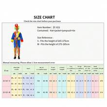 Adults Funny Clown Costumes Joker Bodysuit For Men Magician Performance Fancy Halloween Outfits Just Clothes No Prop - Multicolor - View 9