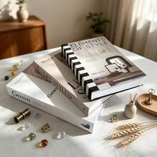 2/3Pcs Modern Minimalist Nordic Indoor Faux Book Decor For Showroom, Villa, Hotel Soft Furnishing, Desktop Ornament, Home Decoration - Decor Book - View 4