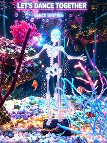Halloween Aquarium Decoration-Add A Touch Of Fun And Vibrancy To Your Fish Tank. Featuring A Dual-Suction Cup Design That Fits Most Aquariums, This Decoration Makes A Fantastic Halloween Gift For Aquarium Enthusiasts. - A - View 9