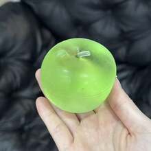 Tachimi 1pc Crystal Apple, Soft Color, Thin Skin Soft Texture, Crispy Elastic Soft Chewy, Can Be Used As Stress Ball Or Tactile Apple, Suitable For Office Desk, Premium Office Gift, Mini Brands Random Shipment - Multicolor - View 9