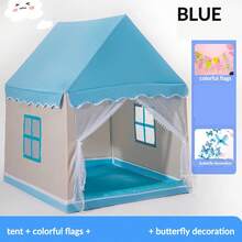 1 pieza Castillo de Cuento de Hadas, Tienda Infantil, Casa de Juegos para Niñas en Interiores, Casa de Juegos para Niños, Casa de Princesa de Ensueño, Casa de Juguete de Castillo, Casa de Princesa de Ensueño, Base de Juegos Secreta - Multicolor - Ver 13