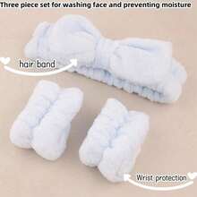 6‑Piece Face‑Washing Wristbands, With Fold‑In Air Cushion Comb And Mirror, Hair Ties, Headbands, Bathroom Decorative Accessories For Face Washing, Wedding Gifts, Halloween Party Bag Fillers, Christmas Gifts 10/2pcs Christmas Decoration 2026 - Multiple Styles - View 10