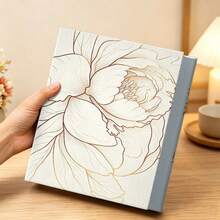 1pc 6-Inch 200-Sheet Photo Album, Insertable Family Photo Collection, Large Capacity Photo Storage Book, Family And Student Photos, Winter Christmas Valentine's Day New Year Gift - 1PC - View 1
