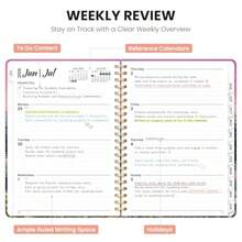 Planner 2026-2027, Academic Year Monthly And Weekly Planner Caledndar, July 2026 - June 2027, Hardcover Large Planning Agenda Book With Tabs For School Office Supplies, 8.5" X 11" - Dreamscape Hills - ADreamscape Hills - View 3