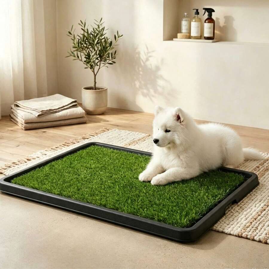 Artificial Grass Dog Pee Pad, Indoor/Outdoor Universal Dog Pee Mat, Simulated Grass Dog Pee Pad - View 1