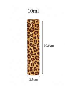 10ml New Leopard Print Refillable Fragrance Bottle - Twist Spray Bottle, Fragrance Spray Bottle, Moisturizing Spray Bottle; Compact And Portable, Fits Most Fragrance Bottles, Skincare Serums And Other Liquids, Suitable For Women, Students, Men, Essential Travel Item, Ideal Travel Companion; Also A High-Quality Holiday Gift For Teachers, Friends And Family, Cheetah Print Room Decor, Room Decor, Bedroom Decor, Fragrance, Diffuser, Air Freshener, Fragrance Women, Gifts, Perfumes For Women, Makeup - Multicolor - View 6