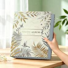 1pc Gentle & Elegant Photo Album, Large Capacity, Fits 4*6inch Photos, Full Landscape Slip-In Style, 6 Inch 200 Photos, Suitable For Family, Party, Life Moments All-Scenario Storage - 1PC - View 7