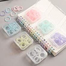 20pcs/Box Colorful Loose Leaf Binder Rings, Detachable Binding Rings, Plastic Perforated File Rings, Used For Binding Reports And Documents, Notebooks, Back To School, School Supplies, Back To School, School, School Supplies, School Supplies - A - View 3