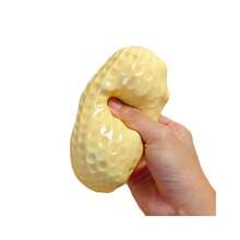 Juguete antiestrés de cacahuete realista para apretar, juguete de comida para aliviar el estrés, dispositivo antiestrés de cacahuete con rebote lento para apretar - Multicolor - Ver 4