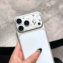 3D Heart Decorative Phone Camera Lens Protector - Clear - View 4