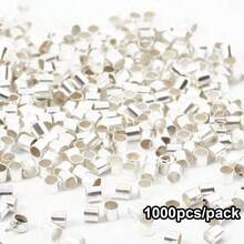 500/1000/2000pcs 2mm Spacer Beads, Durable And Versatile, Suitable For DIY Necklace And Bracelet Jewelry Making, High-Quality Accessories, Easily Create Exquisite Works (White/Gold/Silver) - Positioning Bead - View 18