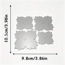 1pc Exquisite Floral Metal Cutting Template - Beautiful Floral Scrapbooking And Card Making Tool For Invitations, Photo Albums And Handmade Decorations | High-Quality Metal Craft Mold, Suitable For Wedding Theme Projects, Wedding Gifts And Invitation Decorations - Flower - View 6