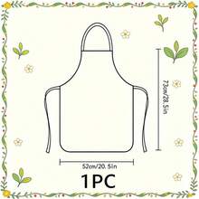 A Fun Apron With "Cartoon Grandma Cooking" Pattern, Suitable For Cooking, Baking And Daily Use - Multicolor - View 4