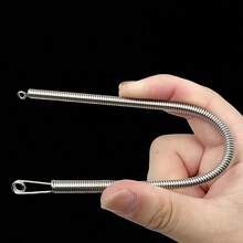 6pcs Durable Elastic Threader With Loop Hook, Flexible Sewing Tool For Knitting And Quilting, Convenient For Threading Elastic Band Into Pants, Sweatshirts, Hats, Suitable For Beginners And Experts - Multiple Styles - View 6