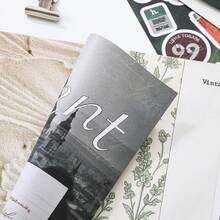 Twilight Vintage Material Notebook Nostalgic Material Sticker Book Scrapbook Material Paper Decorative Background Paper Sticker Book - 1 Set - View 7