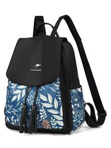 Vintage Women's Oxford Cloth Backpack Handbag Designer Style Large Capacity School Bag 2024 New High Quality - Black - View 5