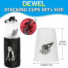 DEWEL Stacking Cup Game - ColorH - View 2