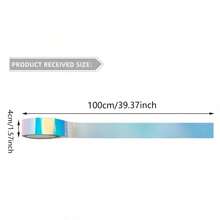 1pc Roll (4*100cm) Glow-In-The-Dark Strip Sticker, Luminous Wall Decor For Home, Stairs, Door Frame, Window Frame, Indicator Floor Sticker, Wall Decal, Self-Adhesive Glow-In-The-Dark Stair Waistline Wall Sticker, Fluorescent Light-Absorbing Kickplate Sticker, Home Stair Decor Glowing Sticker, Light-Absorbing Glow-In-The-Dark Stair Decor Sticker, Waterproof Self-Adhesive Stair Kickplate Sticker, Hallway Entrance Warning Glowing Wall Sticker - One Size Fits All - View 6