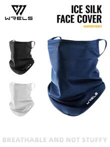 WRELS 1 Piece Mesh Breathable Cycling Face Mask, Motorcycle Accessory, Multi-Functional Neck Gaiter For Riding, Unisex, Thin Style, Suitable For Hiking, Cycling, Driving And Fishing - Cycling Masks - View 1