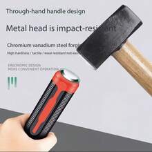 1pc Multi-Function Car Repair Tire Pry Bar, Bicycle Woodworking Pry Bar, Tire Pry Bar Tool, Detachable And Impact Screwdriver, Tire Pry Bar Tool - A - View 5