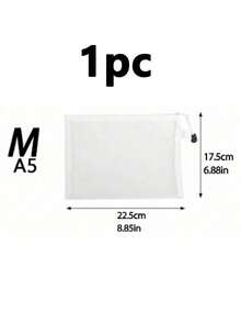 1/5pcs A4/A5/A6 Mesh Zipper Bag Document Folder, Waterproof Zipper File Folder For School/Office Supplies, Reusable Large Zipper Pouch For Organizing Classroom, Board Games, Puzzles, Stationery, Toys, Invoices, Documents, Travel, Clothes, Tools, Brushes, Pencils, Cosmetics, Financial Seals, Etc. Bag For School School Accessories School Stuff - Multicolor - View 13