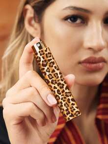 10ml New Leopard Print Refillable Fragrance Bottle - Twist Spray Bottle, Fragrance Spray Bottle, Moisturizing Spray Bottle; Compact And Portable, Fits Most Fragrance Bottles, Skincare Serums And Other Liquids, Suitable For Women, Students, Men, Essential Travel Item, Ideal Travel Companion; Also A High-Quality Holiday Gift For Teachers, Friends And Family, Cheetah Print Room Decor, Room Decor, Bedroom Decor, Fragrance, Diffuser, Air Freshener, Fragrance Women, Gifts, Perfumes For Women, Makeup - Multicolor - View 3