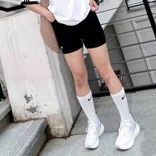 Nike Sports Socks High-Cut Mid-Cut Training Fitness Unisex 3-Pair Pack White - Over the Calf Socks - View 2