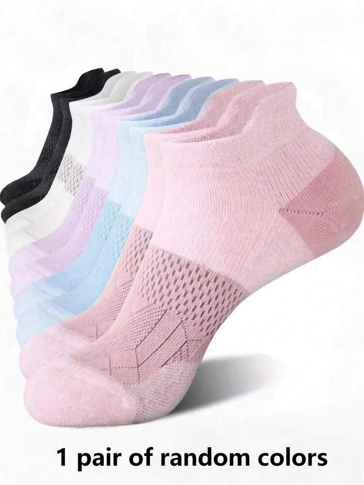 1/5/10 Pairs Women's Compression Socks, Arch Support, Breathable & Moisture-Wicking, Warm Low-Cut Socks, Suitable For Sports & Casual Wear - Multicolor - View 24