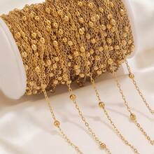 100cm/200cm Stainless Steel Ball Chain, Suitable For DIY Necklaces, Bracelets, Anklets And Other Jewelry, Handmade Beaded Chain Jewelry Making Chain - Beads Chains - View 4