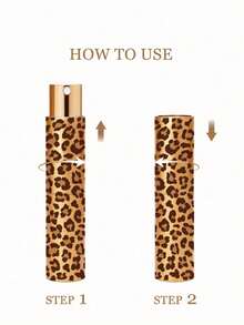 10ml New Leopard Print Refillable Fragrance Bottle - Twist Spray Bottle, Fragrance Spray Bottle, Moisturizing Spray Bottle; Compact And Portable, Fits Most Fragrance Bottles, Skincare Serums And Other Liquids, Suitable For Women, Students, Men, Essential Travel Item, Ideal Travel Companion; Also A High-Quality Holiday Gift For Teachers, Friends And Family, Cheetah Print Room Decor, Room Decor, Bedroom Decor, Fragrance, Diffuser, Air Freshener, Fragrance Women, Gifts, Perfumes For Women, Makeup - Multicolor - View 9
